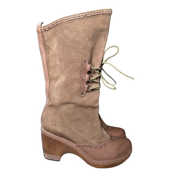 Jambu | Riviera Leather and Suede Clog Boot Size 8.5 - Picture 2 of 16